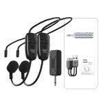 One For Two Outdoor Wireless Mikrofon Audio Headset Verstärker Lautsprecher, U12F – Bild 2