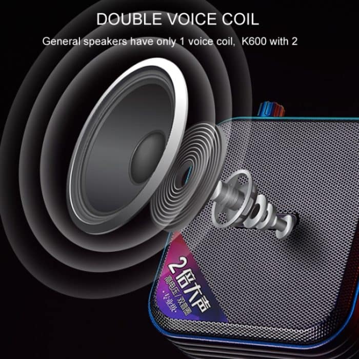 Rolton K600 7,4 V Bluetooth-Audio-Lautsprecher Megaphon Sprachverstärker ohne Sender, Without Transmitter – Bild 4