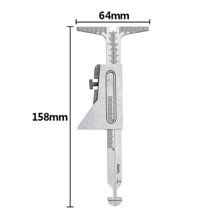Falsches Seitenlineal für Schweißnaht-Schweißlehre – Bild 2
