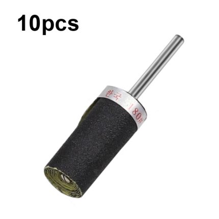 10 Stück Spiegelpolierpapierstift mit 3 mm Griff, Netz:, 180, 240, 320, 400, 600, 800, 1000, 1200, 1500, 2000