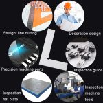 100 x 70 cm Messerwinkellineal 90 Grad hochpräzises rechtwinkliges Lineal aus Karbonstahl – Bild 6