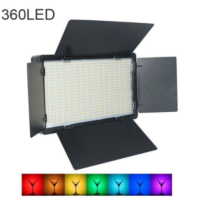 40W 3200K-5600K LED-Flachbildschirmleuchten Live-Übertragungsfülllicht, EU-Stecker, E600 RGB Color, E800 RGB Color, E600 3-color Temperature, E800 3-color Temperature – Bild 1