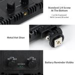 40W 3200K-5600K LED-Flachbildschirmleuchten Live-Übertragungsfülllicht, EU-Stecker, E600 RGB Color, E800 RGB Color, E600 3-color Temperature, E800 3-color Temperature – Bild 6