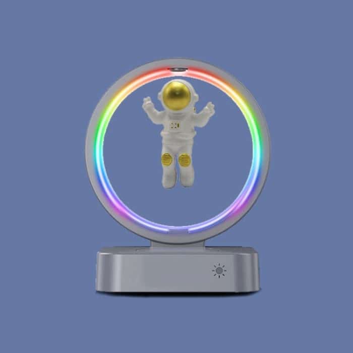Y-558 Magnetschwebe-Astronaut TWS Bluetooth-Lautsprecher mit RGB-Licht, Stil:, Golden Basic, Silver Basic, Golden Clock Model, Silver Clock Model, Golden Wireless Charging, Silver Wireless Charging – Bild 1