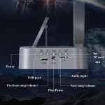 Y-558 Magnetschwebe-Astronaut TWS Bluetooth-Lautsprecher mit RGB-Licht, Stil:, Golden Basic, Silver Basic, Golden Clock Model, Silver Clock Model, Golden Wireless Charging, Silver Wireless Charging – Bild 7