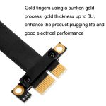 PCI-E 3.0 1X 90 Grad Grafikkarten-/Wireless-Netzwerkkarten-Verlängerungskabel, Kabellänge:, 5cm, 10cm, 15cm, 20cm, 25cm, 30cm, 40cm, 50cm – Bild 3
