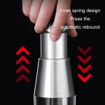 Drücken Sie Küchenschneider Knoblauch Zwiebel Pat Messer, Stainless Steel Black, Plating Silver, Plating White – Bild 4