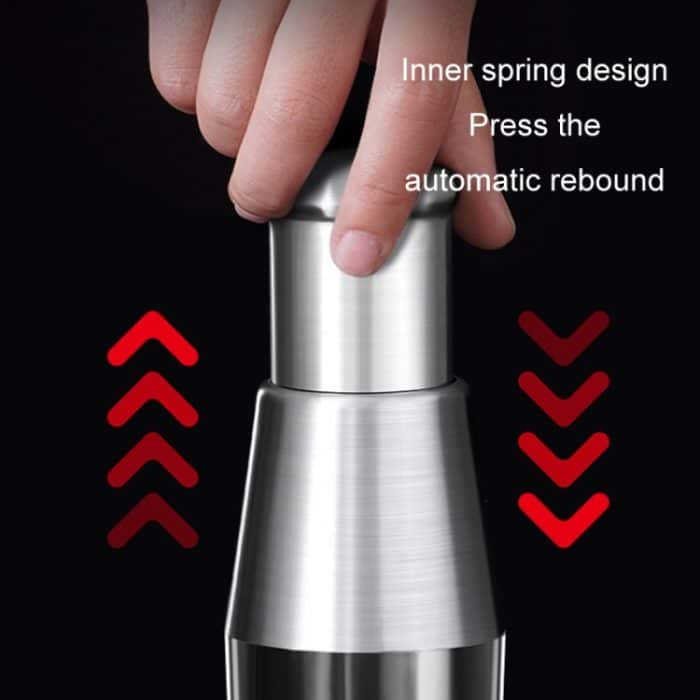 Drücken Sie Küchenschneider Knoblauch Zwiebel Pat Messer, Stainless Steel Black, Plating Silver, Plating White – Bild 4