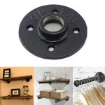 Wandregal aus Schmiedeeisen zum Aufhängen von Topfpflanzen, Wasserpfeifenregal, Flange, 7x7cm, 10x15cm, 14x14cm, 6inch, 8inch, 10inch, 11 inch, 12inch