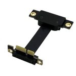 PCI-E 3.0 1X bis 1X 90 Grad umgekehrtes Verlängerungskabel für Grafikkarte/drahtlose Netzwerkkarte/Konvertierungskarte, 1X To 1X Length: 5cm