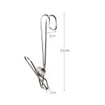 Mit langem Wäschetrocknungsclip, Bandhaken aus Edelstahl zum Aufhängen, 12pcs Stainless Steel – Bild 2