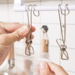 Mit langem Wäschetrocknungsclip, Bandhaken aus Edelstahl zum Aufhängen, 12pcs Stainless Steel – Bild 4