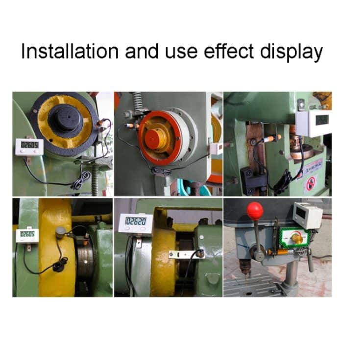 Elektronischer digitaler Zähler mit 5 Displays, industrieller Magnetsensor-Schalter, Stanzzähler, Spezifikation:, Only Counter, With Nickel-plated Copper Sensor – Bild 5