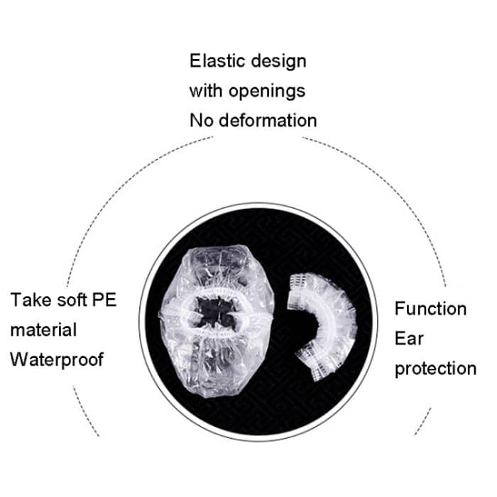 5 taschen Ohren Einweg Wasserdichte Ohrenschützer Haar Färben Baden Schönheit Wasserdichte Ohrenschützer, Earmuffs – Bild 2