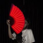 00021 LED-Ballbeleuchtung, faltbarer Ventilator, Bar, bunte Atmosphäre, Gruppen-Requisiten, White, Red, Green, Blue, Pink, White Flashing, Red Flashing, Green Flashing, Blue Flashing, Pink Flashing, Colorful – Bild 6