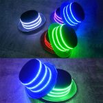 00068 LED Bar Luminous Jazz Hat Stage Magic Show Requisiten, Red, White, Blue, Green, Pink, Red Flashing, White Flashing, Blue Flashing, Green Flashing, Pink Flashing – Bild 5