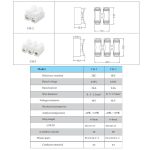 100 Stück selbstsichernde Steckklemmen für Deckenleuchten, CH-2, CH-3 – Bild 2