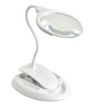 TS-9006 2.25X / 5X USB wiederaufladbare Zwei-Gang-Helligkeits-LED-Licht-Schreibtischlupe