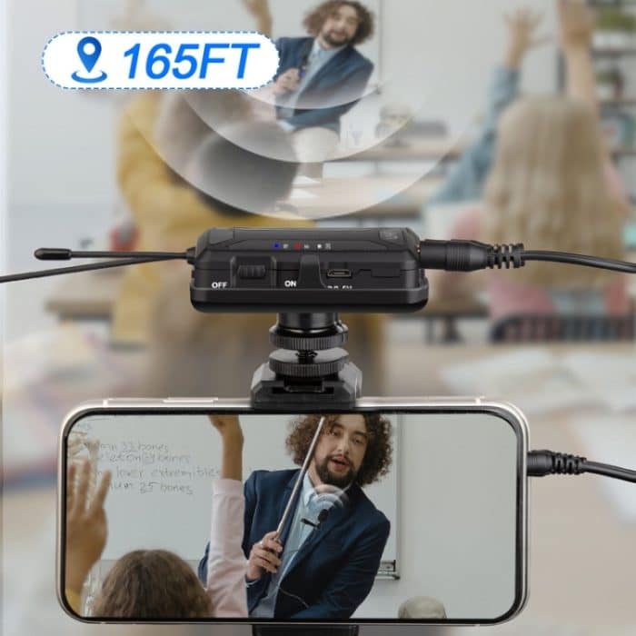 USB-Computer-Aufnahmemikrofon, Live-Telefon, SLR, Lavalier-Mikrofon, Q6 1 Drag 1 Wireless Lavalier, Q6 1 Drag 1 Wireless Lavalier Head Wear, Q6 1 Drag 1 Wireless Lavalier With Stand, Q6 1 Drag 1 Wireless Lavalier Head Wear With Stand... – Bild 7