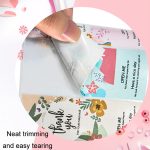 5 Rollen floraler Dankeschön-Etikettenaufkleber, Basteldekoration, kleiner Geschenkaufkleber – Bild 2