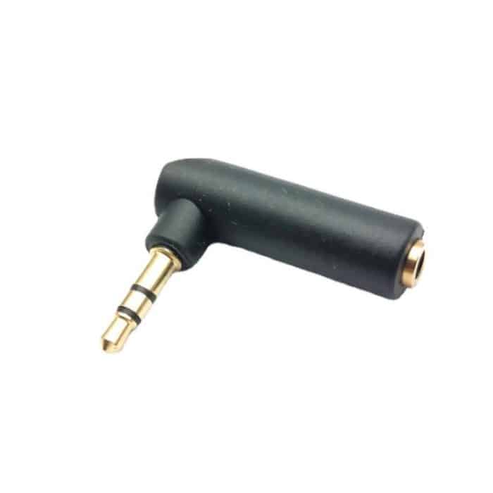 5 Stück 3,5 mm Ellenbogen-Stecker auf Buchse, Zweikanal-Kopfhörer-Audio-Adapter, Gold Plated – Bild 3