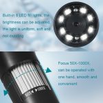 50X-1000X Drahtlose WIFI-Verbindung LED-Licht Tragbares Digitalmikroskop, W05, W05-B, W05-Z11054 – Bild 5