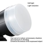 Runder Lichtkopf Universal SLR Kamera Top Blitzschuh Licht Seifenkiste, für Godox V1/AD100Pro/AD200/AD200Pro, For Godox V1/AD100Pro/AD200/AD200Pro(White), For Godox V1/AD100Pro/AD200/AD200Pro(Yellow), For Godox V1/AD100Pro/AD200/AD200Pro(Blue) – Bild 5