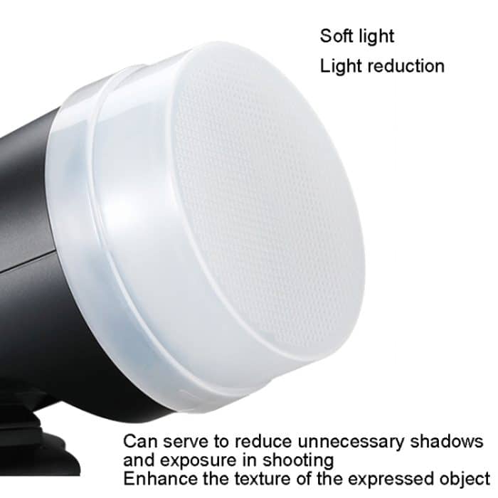 Runder Lichtkopf Universal SLR Kamera Top Blitzschuh Licht Seifenkiste, für Godox V1/AD100Pro/AD200/AD200Pro, For Godox V1/AD100Pro/AD200/AD200Pro(White), For Godox V1/AD100Pro/AD200/AD200Pro(Yellow), For Godox V1/AD100Pro/AD200/AD200Pro(Blue) – Bild 5