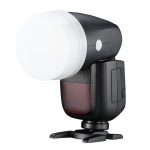 Runder Lichtkopf Universal SLR Kamera Top Blitzschuh Licht Seifenkiste, für Godox V1/AD100Pro/AD200/AD200Pro, For Godox V1/AD100Pro/AD200/AD200Pro(White), For Godox V1/AD100Pro/AD200/AD200Pro(Yellow), For Godox V1/AD100Pro/AD200/AD200Pro(Blue) – Bild 6