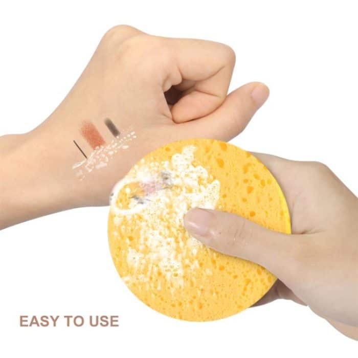 50 Stück hochtemperaturbeständiger Lötkolben-Reinigungsbaumwoll-Holzzellstoffschwamm, Spezifikation:, Thin Square 6x6cm, Thin Rectangular 3.5x5cm, Thin Round 5.1cm, Thickened Square 6x6cm, Thickened Rectangular 3.5x5cm, Thickened  Round 5.1cm – Bild 4