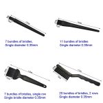 Computer-Tastatur-Bildschirm-Kamera-Objektiv-Reinigungsbürste für digitale Geräte, 4pcs/set (3 Hard Hair+1 Soft Hair), 4pcs/set (4 Hard Hair) – Bild 3