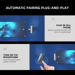 Drahtloses Lavalier-Mikrofon mit Digitalanzeige und Ladefach, Spezifikation:, S16-S One To Two Black USB-C/Type-C Interface, S16 One To One Black 8 Pin Interface, S16-S One To Two Black 8 Pin Interface, S16-S One To Two  Yellow  USB-C/Type-C Interface... – Bild 7