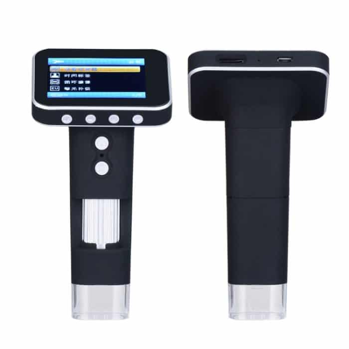 DM1 3,5-Zoll-Bildschirm Smart Wireless 500X HD Digitalmikroskop Tragbares tragbares Kindermikroskop, with Stand, without Stand – Bild 4