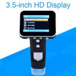 DM1 3,5-Zoll-Bildschirm Smart Wireless 500X HD Digitalmikroskop Tragbares tragbares Kindermikroskop, with Stand, without Stand – Bild 5