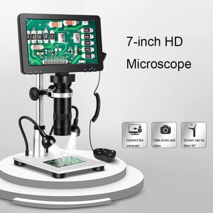 1200X 7-Zoll-HD-Display Multifunktionales Wartungsinspektions-Digitalmikroskop, 1200X 7-Inch – Bild 4