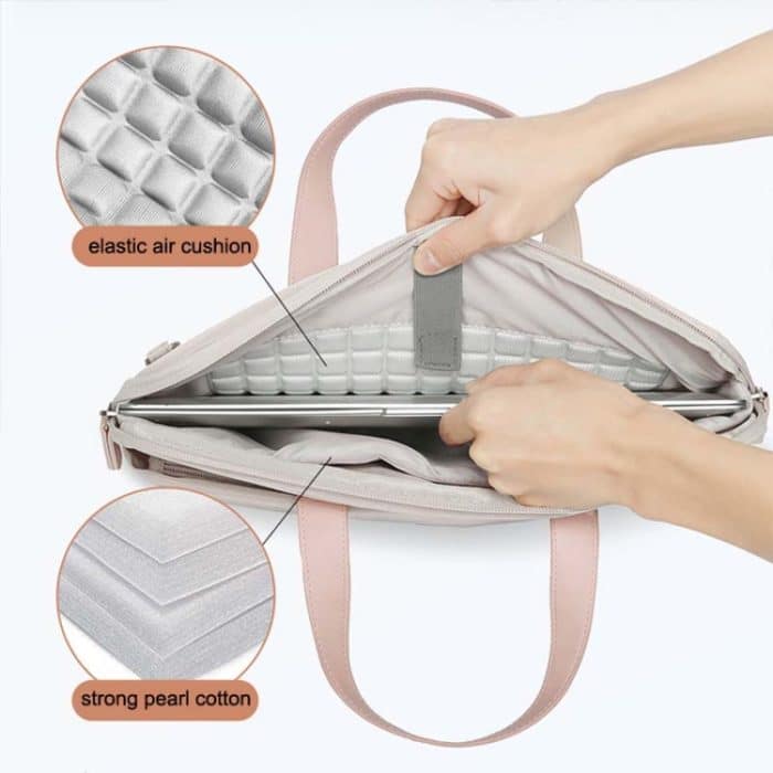 Für MacBook 13,3-14 Zoll MAHOO 10188 Ultradünne Handcomputertasche Messenger Laptoptasche, Khaki, Dark Blue, Gray, Gray+Gray PU Power Bag, Dark Blue+Black PU Power Bag, Khaki+Gray PU Power Bag, Gray+Gray Mouse Pad, Dark Blue+Black Mouse Pad... – Bild 4