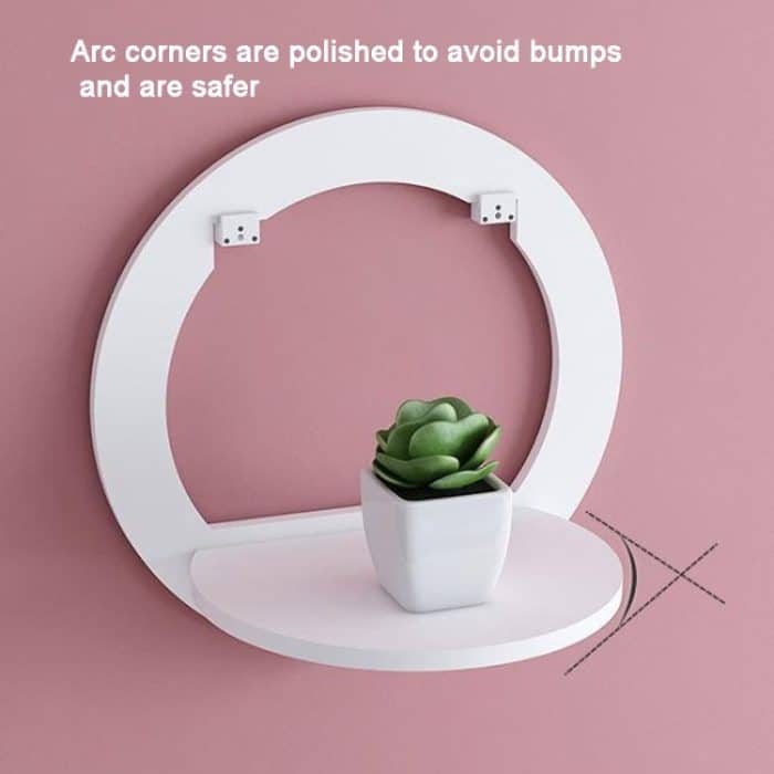 Wandregal zum Aufhängen, Blumentopf, multifunktionale Aufbewahrungsbox, Raumdekoration, Square, Hexagonal, Round – Bild 6