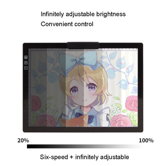 A4-D28B Wiederaufladbares Kopiertisch-Zeichenbrett, With Charging Line, With Charging Line+US Plug Adapter, With Charging Line+UK Plug Adapter, With Charging Line+EU Plug Adapter, With Charging Line+AU Plug Adapter – Bild 5