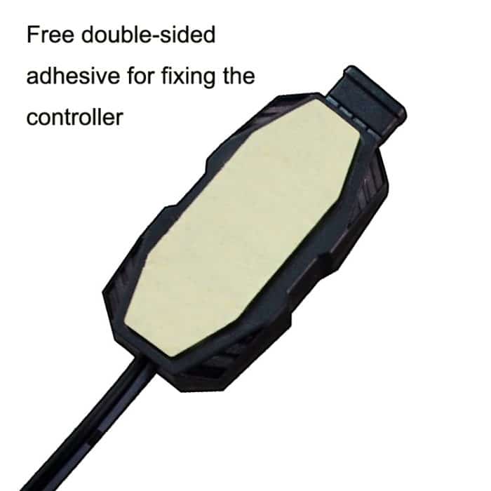 2 Stück 5 V ARGB 3-poliger Lichtmodus Lüftergeschwindigkeitseinstellung Farbregler SATA-Netzteil – Bild 5