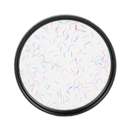 Bunter Starlight gebürsteter strahlender Kameraobjektivfilter, 49mm, 58mm, 67mm, 77mm, 82mm
