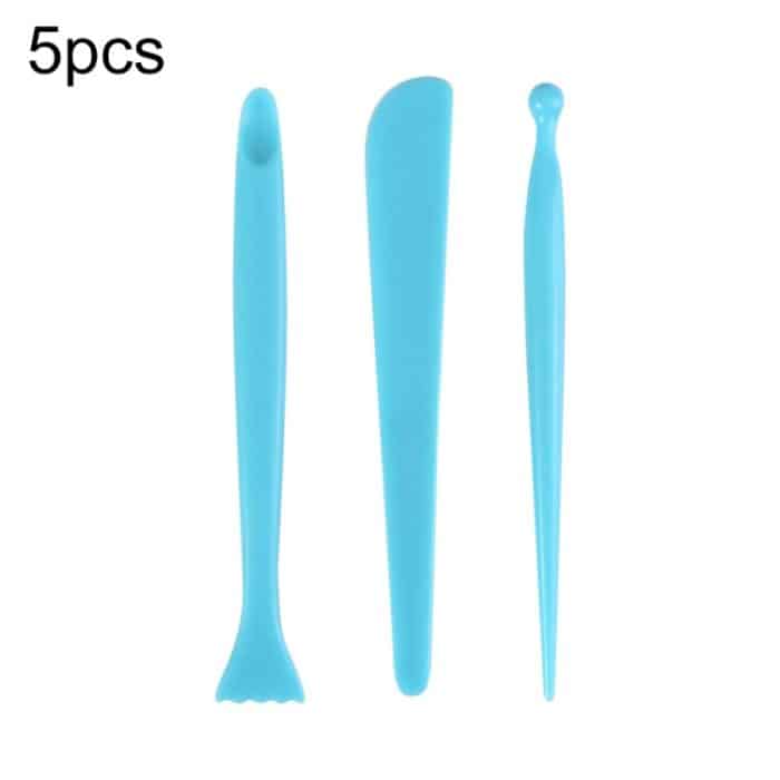 TBD0603526001A.jpg 5 Sets Kunststoff-Skulptur-Tonkeramik-Werkzeug-Messer-Set, 3pcs/set – Bild 1