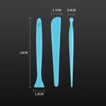 5 Sets Kunststoff-Skulptur-Tonkeramik-Werkzeug-Messer-Set, 3pcs/set – Bild 3