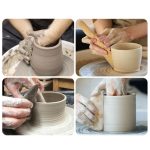 Hölzernes Skelettmesser, Keramikschaber, handgefertigte Werkzeuge, 5pcs/set – Bild 5