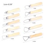 10 Stück/Set Art Pottery Clay Bulk Scraper Tools, 10pcs/set – Bild 3