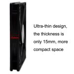 FANNER Ice Soul F10015 Desktop-Computer-Kühler, PWM, intelligente Geschwindigkeitsregelung, ultradünner Gehäuselüfter, F10015 – Bild 3