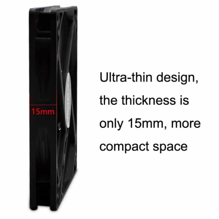 FANNER Ice Soul F10015 Desktop-Computer-Kühler, PWM, intelligente Geschwindigkeitsregelung, ultradünner Gehäuselüfter, F10015 – Bild 3
