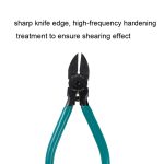 ProsKit PM-805E Wasserspitzzange mit dünnem Messer, 5 Zoll abgewinkelte Spitzzange, PM-805E – Bild 4