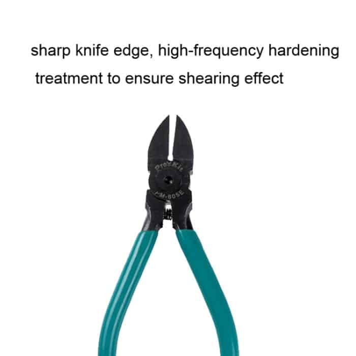 ProsKit PM-805E Wasserspitzzange mit dünnem Messer, 5 Zoll abgewinkelte Spitzzange, PM-805E – Bild 4