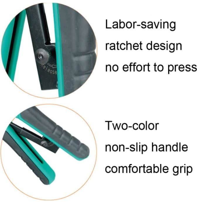 ProsKit CP-376TR 4P/6P/8P Dreifach-Netzwerk-Crimpzange – Bild 6