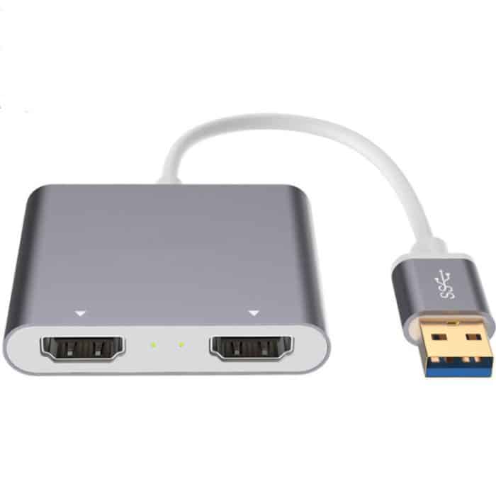 USB 3.0 zu Dual HDMI High Definition Konverter 4K USB Same Screen Extender – Bild 1